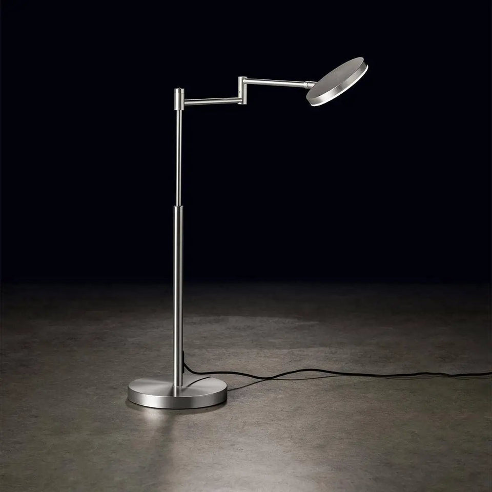 Holtkötter, Tischleuchte Plano T, Aluminium, moderne Tischleuchte