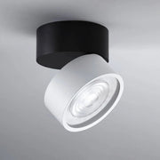LUX-IT, Aufbaustrahler Swing Out 15,5W, Schwarz-Weiss, flexible Lichtlösung