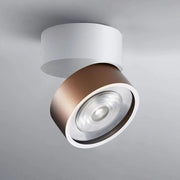 LUX-IT, Aufbaustrahler Swing Out 15,5W, Weiss-Bronze, hochwertige Lichtlösung